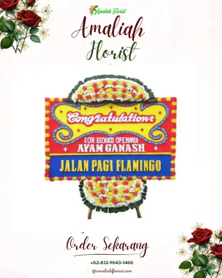 Sewa Papan Bunga Bangle